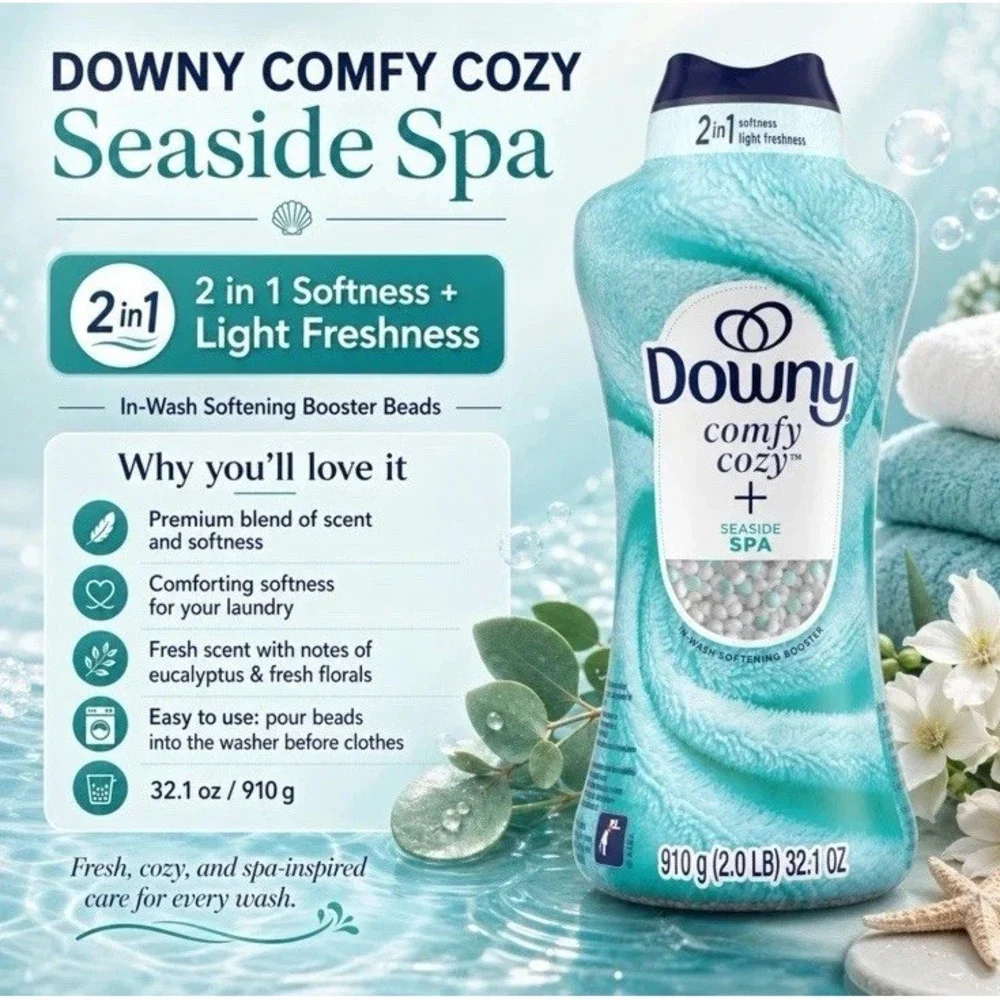 Downy Comfy Cozy In-wash Softening Booster Beads (31.2 oz)
